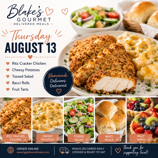 Thursday Aug 13th, 2026 - Ritz Cracker Chicken