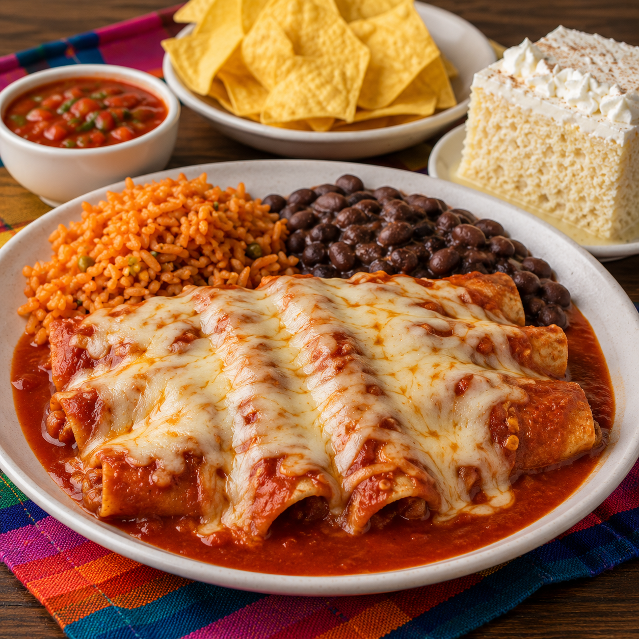 Tuesday July 21st, 2026 - Chicken Enchiladas