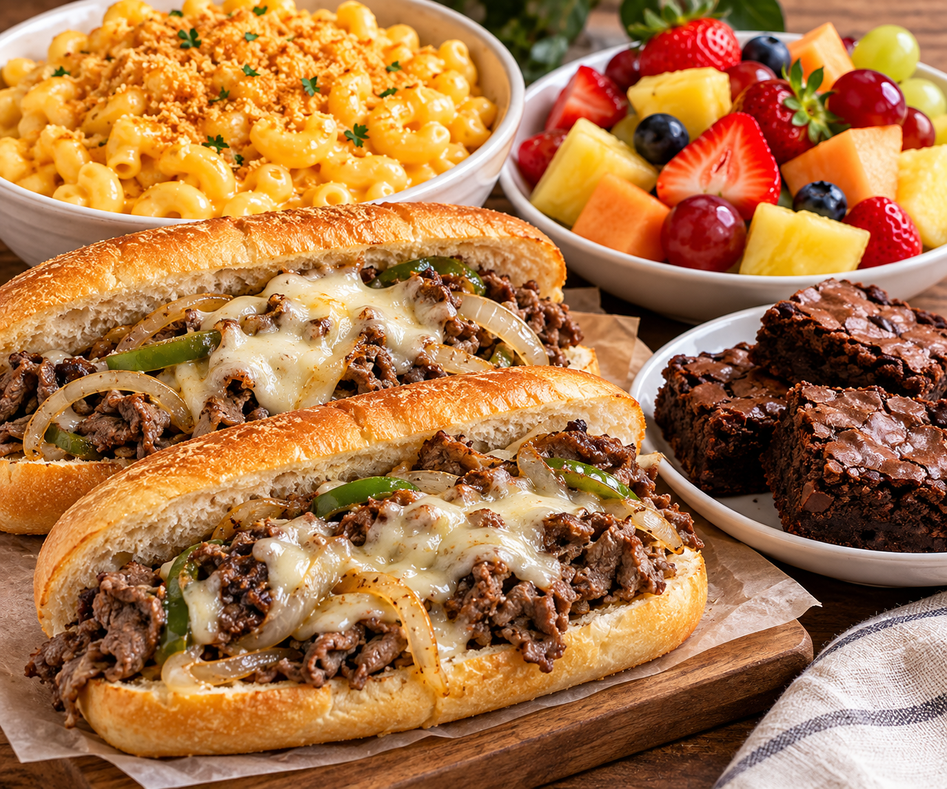 Monday Sept 28th, 2026 - Philly Cheesesteak Sandwhiches