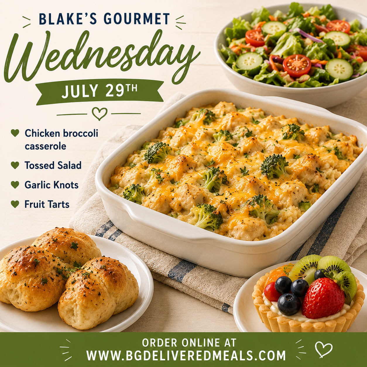 Wednesday July 28th, 2026 - Chicken Broccoli Casserole
